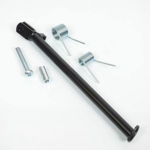 B&eacute;quille lat&eacute;rale noire 32cm compatible avec moto Sherco 50 avec son ressort