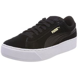 Image de Puma Vikky Platform, Baskets Basses Femme, Noir Black White 05, 40.5 EU