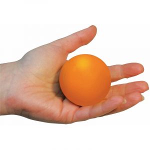 AIDAPT Boule de compression en mousse - balle anti-stress - orange