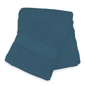 Image de Soleil d'Ocre Drap de bain en coton 500 gr/m2 lagune bleu canard, par