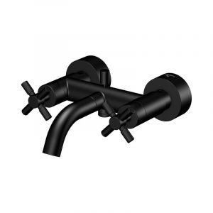 Steinberg Gmbh Série 250 robinetterie de baignoire, montage en saillie, poignée double, 2 consommateurs, saillie 203mm, 2501100, Coloris: