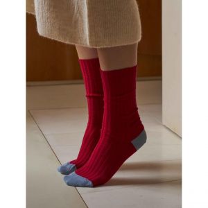 Chaussettes Yvette Cherry rouge 39/41