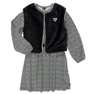 IKKS Robe enfant X230042 Noir - Taille 3 ans,4 ans,5 ans,6 ans,8 ans