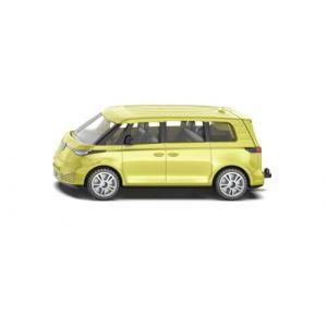 Siku 1562 VW ID.Buzz, M&eacute;tal/Plastique, Jaune Citron, Voiture Jouet pour Enfants, Forme embl&eacute;matique, avec attelage de remorque