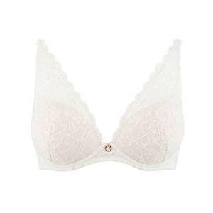 Aubade Soutien gorge plunge foulard ROSESSENCE Blanc