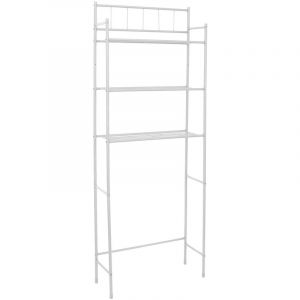 The home deco factory Étagère de rangement WC Autres Blanc