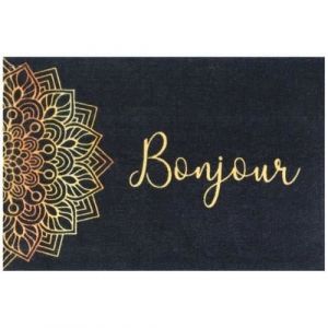 ID Mat Tapis boston - 40 x 60 cm - Mandala bonjour