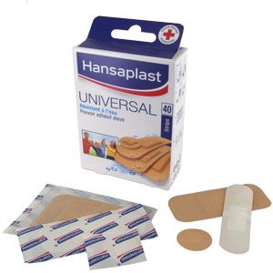 Hansaplast Pansements lavables assortis 4 tailles - boite de 40