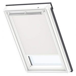 Velux Original Store Occultant (DKL), Cadre Blanc, M04, 304, 1, Beige Clair - Beige Clair