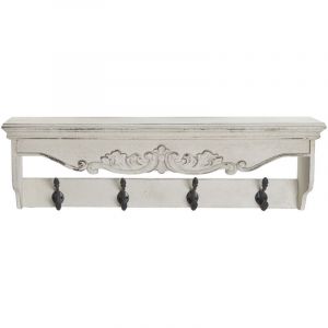 Image de Portemanteau DKD Home Decor 85 x 18 x 25 cm Sapin M&eacute;tal Vintage