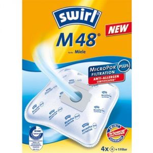 Image de Swirl M 48 - 4 sacs Micropor + 1 filtre pour aspirateurs