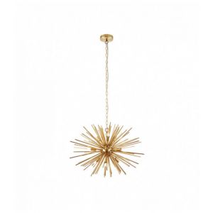 Endon Suspension Orta, or brossé, 9 ampoules