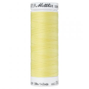 Bobine de fil coudre Elastique - Jaune pastel - 130m - Haute élasticité - METTLER - 100% polyester