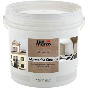 San Marco Rev&ecirc;tement Min&eacute;ral Marmorino Classico Blanc 5kg