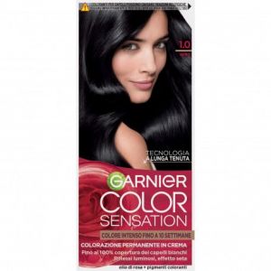 Garnier Color Sensation Coloration Permanente en Cr&egrave;me 1.0 Noir