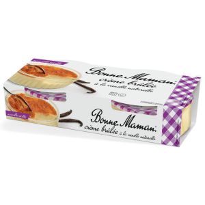 Bonne Maman Cr&egrave;me br&ucirc;l&eacute;e &agrave; la vanille naturelle