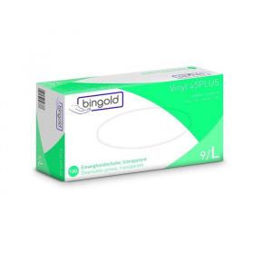 Bingold Vinyl 45Plus Einmalhandschuhe Vinylhandschuhe