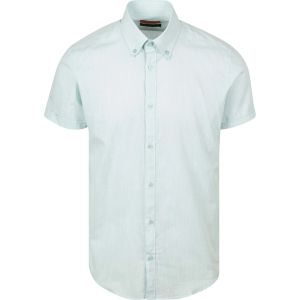 Suitable Short Sleeves Chemise Cotton Slub Clair Vert taille XXL
