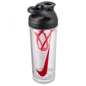 Nike Gourde hypercharge shaker 710 ml - clear/black/bright crimson/bright crimson
