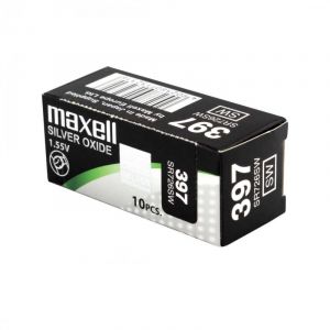 Maxell Lot de 10 piles bouton SR726SW 397
