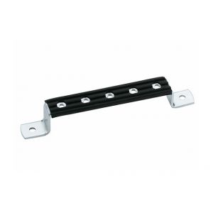 Image de Index 25 bases clip omega isophonique M6 20 x 3 mm, L. 340 mm, 11 trous - ABSI011