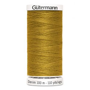 Trevi Fil &agrave; coudre Denim G&uuml;termann 100 m jaune