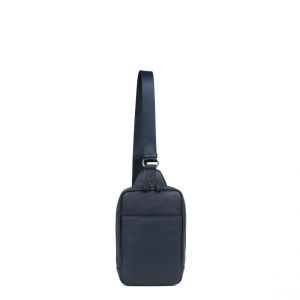 Hexagona Sac monobretelle CONFORT Marine en cuir Sloan
