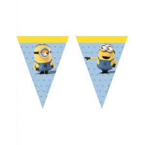 Guirlande &agrave; fanions Lovely Minions (2.3m)
