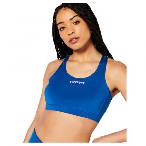 Superdry Core Mid Impact Bra XL Monaco Blue