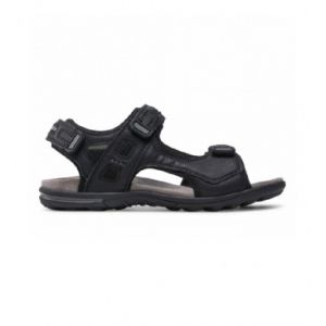 Geox U TEVERE, Sandal. Homme, Noir, 44 EU