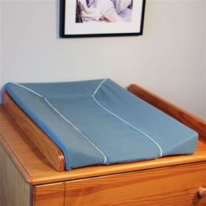 Looping Matelas à Langer Bébé avec Housse Coton | Grande Taille (78 x 50 cm), PVC Imperméable, Fabriqué en France (Eucalyptus)