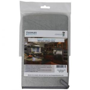 Tissages de beaulieu Gant microfibre special inox sur carte