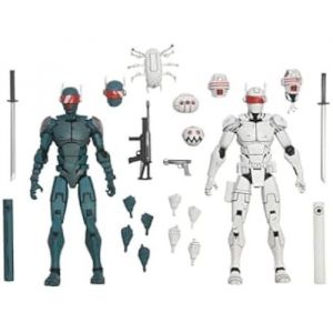 Neca Figurines - Pack 2 Figurines Synja Robots - 18 cm - Multicolore - Pour enfants à partir de 3 ans