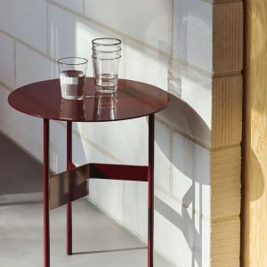Hay Table d'appoint guéridon - SHIM Ø 45 Bordeaux