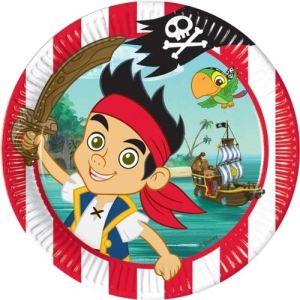 Party2u 8 assiettes Jake et les pirates (23 cm)
