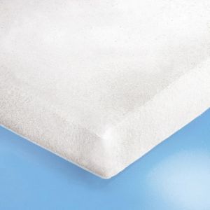 Protège matelas molleton imperméable Blanc Taille 60x120 cm;90x190 cm;90x200 cm;140x190 cm;140x200 cm;160x200 cm;180x200 cm