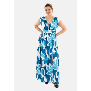 Morgan Robe longue droite imprim&eacute;e multicolore femme - Taille 36
