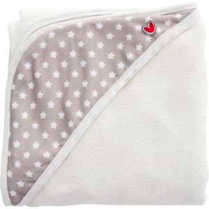 Baby to Love Sortie de bain b&eacute;b&eacute; Papillon white stars