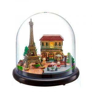 Dam Maquette miniature 3d paris romantique 14x14x13,7 cm.