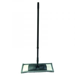 MSV Balai mop Manche t&eacute;lescopique Microfibre 67x120cm Noir