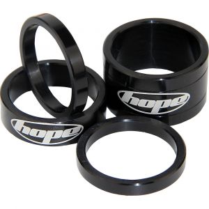 Hope Kit entretoises de direction space doctor 1 1 8 alu noir 5 10 20 mm