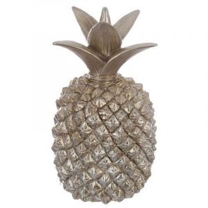 Image de Ananas Déco en Résine 38cm Champagne Prix