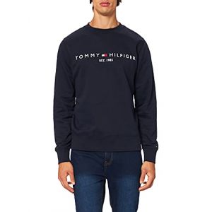 Image de Tommy Hilfiger Tommy Logo Sweatshirt Maillot de survtement, Desert Sky, S Homme