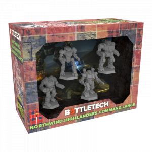 Catalyst Game Labs BattleTech - Figurines - Lance de Commandement des Highlanders du Nord - Extension - Jeu de Miniatures à partir de 14 Ans