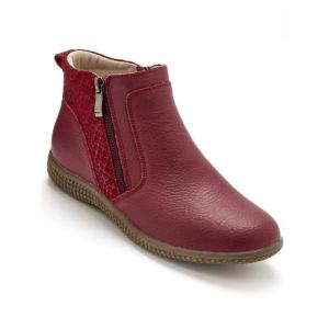 Bottines double zip aérosemelle femme Pédiconfort