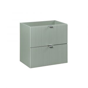 Meuble sous-vasque 60cm 2 tiroirs Jade Vert