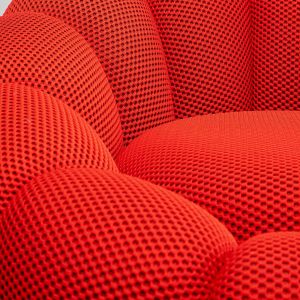 Kare Design Fauteuil pivotant Peppo Bloom rouge