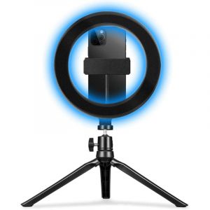 Celly Anneau Lumineux Avec Trépied Pour Mobile Clickringrgb Usb