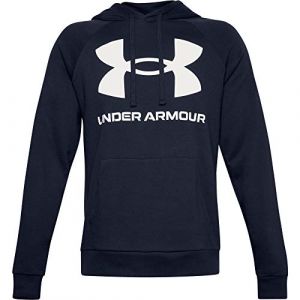 Under Armour Sweat a capuche rival fleece logo bleu homme l