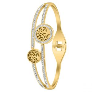 Jonc Femme So Charm - B2931-DORE - Bracelet Arbre De Vie